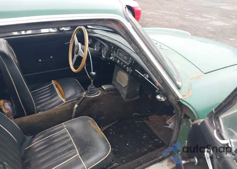 1967 Mg Mgb из США, поврежденный, VIN GHD3L117382